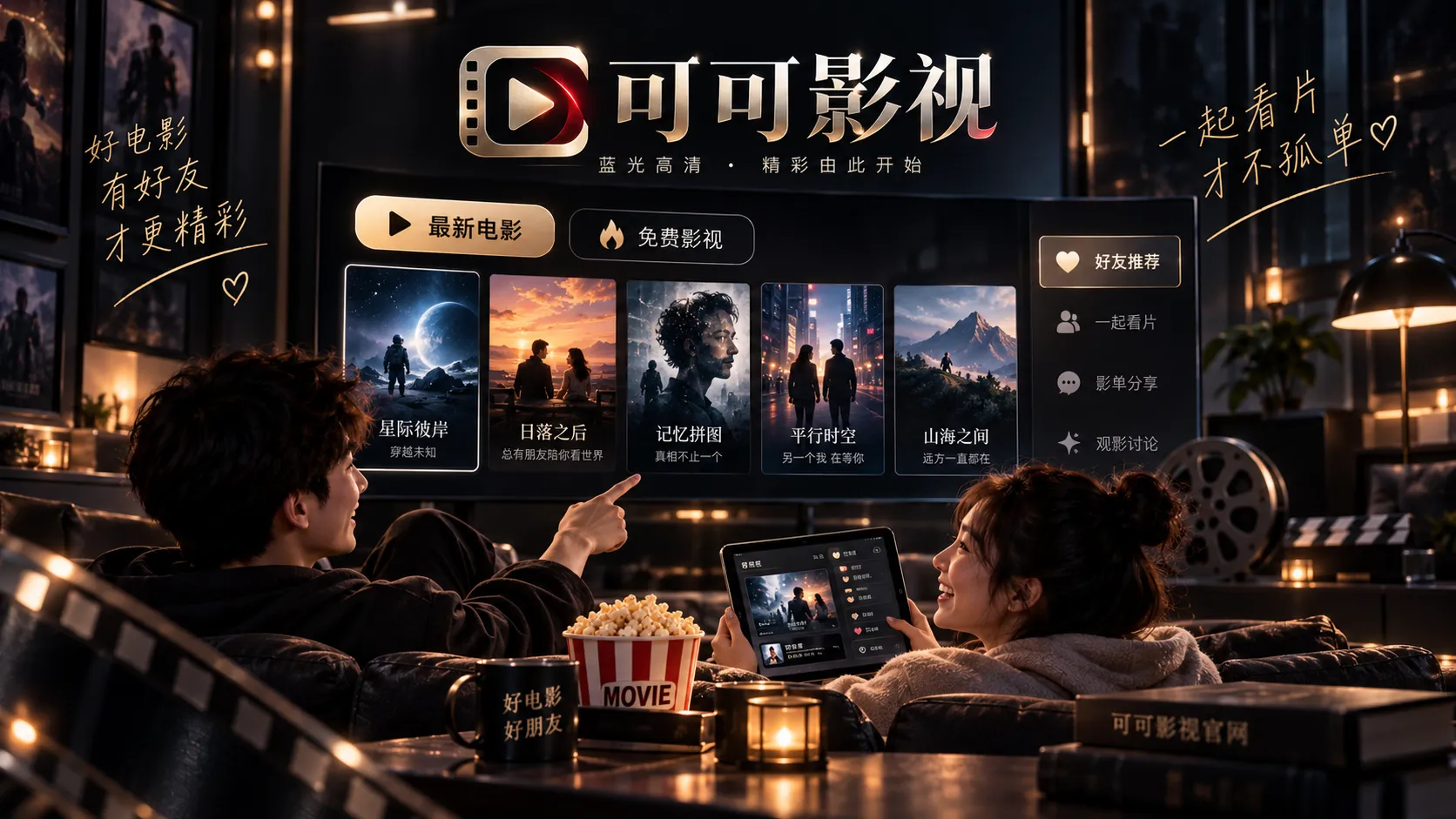 周末朋友局的双人机位